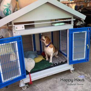 รีวิวบ้านสุนัข S กรงสุนัข beagle