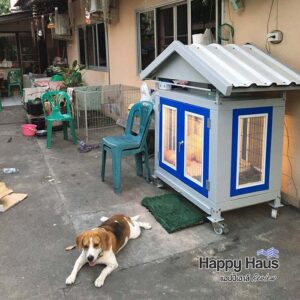 รีวิวบ้านสุนัข S กรงสุนัข beagle