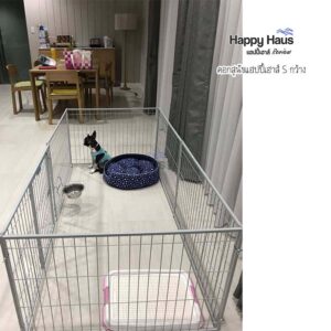 รีวิวคอกสุนัข คอกหมา S กว้าง แฮปปี้เฮาส์ French Bulldog